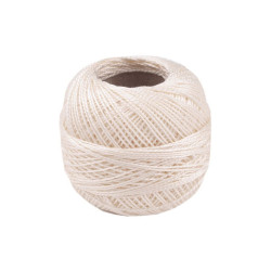 Aţă pentru brodat cotton perle nitarna cehia - Bej pal (10 Bucăți)