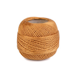 Aţă pentru brodat cotton perle nitarna cehia - Ruginiu deschis (10 Bucăți)