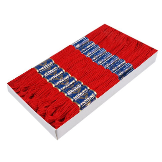 Aţă pentru brodat mouline nitarna cehia, 24 jurubițe / cutie - Fiery red (24 Bucăți) Aţă pentru brodat mouline nitarna cehia, 24 jurubițe / cutie - Fiery red (24 Bucăți)