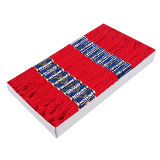 Aţă pentru brodat mouline nitarna cehia, 24 jurubițe / cutie - Fiery red (24 Bucăți) Aţă pentru brodat mouline nitarna cehia, 24 jurubițe / cutie - Fiery red (24 Bucăți)