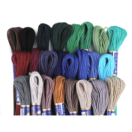 Aţă pentru brodat mouline nitarna cehia, 24 jurubițe / cutie - Fiery red (24 Bucăți) Aţă pentru brodat mouline nitarna cehia, 24 jurubițe / cutie - Fiery red (24 Bucăți)