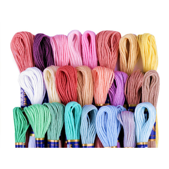 Aţă pentru brodat mouline nitarna cehia, 24 jurubițe / cutie - Fiery red (24 Bucăți) Aţă pentru brodat mouline nitarna cehia, 24 jurubițe / cutie - Fiery red (24 Bucăți)