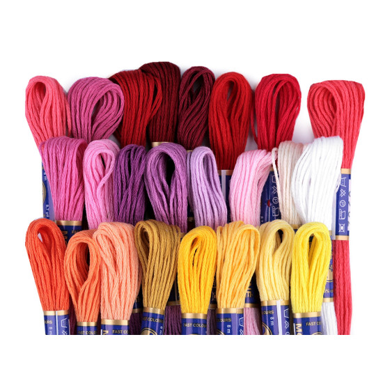 Aţă pentru brodat mouline nitarna cehia, 24 jurubițe / cutie - Fiery red (24 Bucăți) Aţă pentru brodat mouline nitarna cehia, 24 jurubițe / cutie - Fiery red (24 Bucăți)