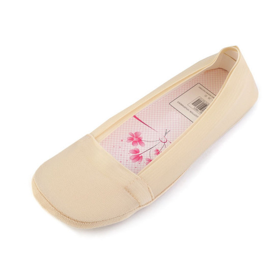 Talpici din bumbac cu bandă de silicon antialunecare - Alb (10 Perechi) Talpici din bumbac cu bandă de silicon antialunecare - Alb (10 Perechi)
