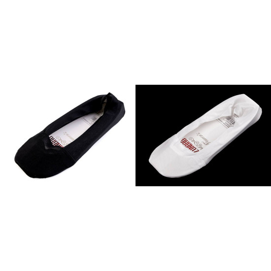 Talpici din bumbac cu bandă de silicon antialunecare - Alb (10 Perechi) Talpici din bumbac cu bandă de silicon antialunecare - Alb (10 Perechi)