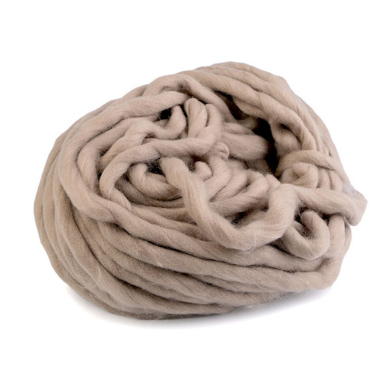 Fir de tricotat gros, cca 250 g - Gri verzui deschis (1 Bucată) Fir de tricotat gros, cca 250 g - Gri verzui deschis (1 Bucată)