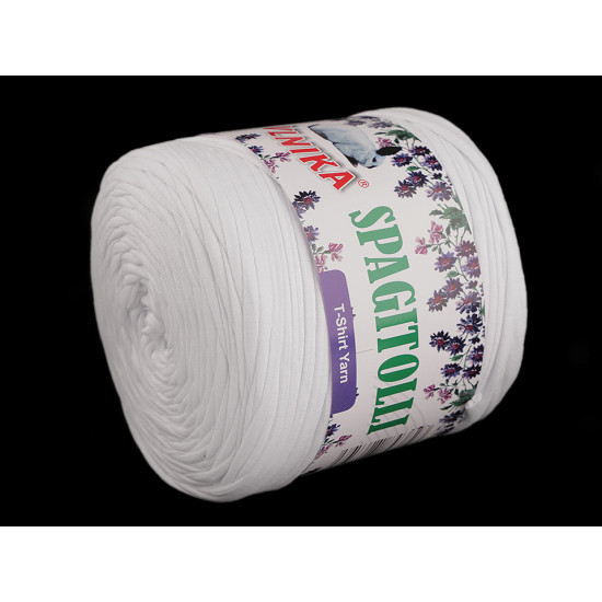 Bandă de tricotat spaghetti, 550-700 g - Crem deschis (1 Bucată) Bandă de tricotat spaghetti, 550-700 g - Crem deschis (1 Bucată)