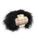 Fir de tricotat pufos tecno, 50 g - Negru (10 Bucăți) Fir de tricotat pufos tecno, 50 g - Negru (10 Bucăți)