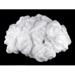 Fir de tricotat extra gros degrade, 1 kg - Alb (1 Bucată)
