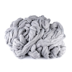 Fir de tricotat extra gros degrade, 1 kg - Gri foarte deschis (1 Bucată)