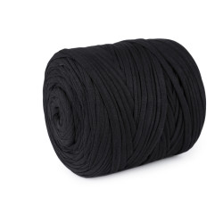 Bandă de tricotat spaghetti, 700 g - Negru (1 Bucată)