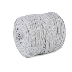 Bandă de tricotat spaghetti, 700 g - Gri foarte deschis (1 Bucată)