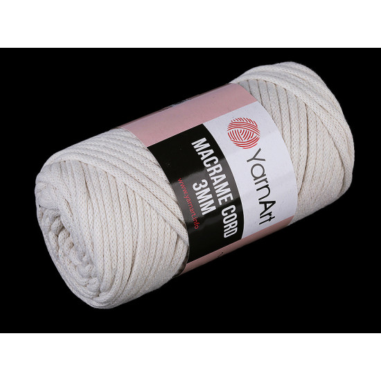 Fir de tricotat / croșetat macrame cord, 250 g - Maro (4 Bucăți) Fir de tricotat / croșetat macrame cord, 250 g - Maro (4 Bucăți)