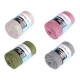 Fir de tricotat / croșetat macrame cotton lurex, 250 g - Negru (4 Bucăți) Fir de tricotat / croșetat macrame cotton lurex, 250 g - Negru (4 Bucăți)