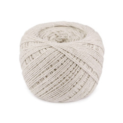 Fire din bumbac macrame ø2-2,5 mm - Ecru deschis (1 Bucată)