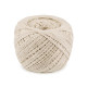 Fire din bumbac macrame ø2-2,5 mm - Maro deschis (1 Bucată) Fire din bumbac macrame ø2-2,5 mm - Maro deschis (1 Bucată)