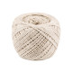Fire din bumbac macrame ø2-2,5 mm - Maro deschis (1 Bucată) Fire din bumbac macrame ø2-2,5 mm - Maro deschis (1 Bucată)