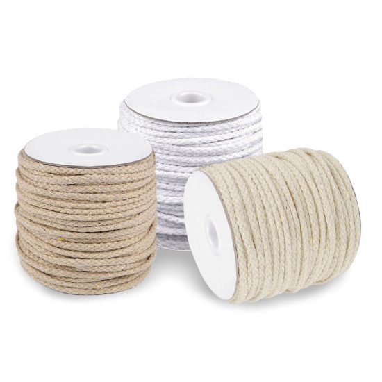 Șnur din bumbac împletit, ø5 mm - Maro (180 Metri) Șnur din bumbac împletit, ø5 mm - Maro (180 Metri)