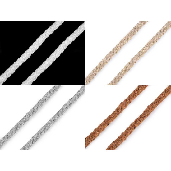 Șnur din bumbac împletit, ø5 mm - Maro (180 Metri) Șnur din bumbac împletit, ø5 mm - Maro (180 Metri)