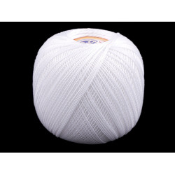 Aţă bumbac pentru croșetat dmc babylo, 100 g - Alb (1 Bucată)