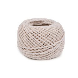 Aţă bumbac pentru croșetat, 40 g - Ecru deschis (1 Bucată)