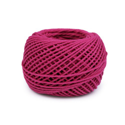Aţă bumbac pentru croșetat, 40 g - Roz leandru (1 Bucată)
