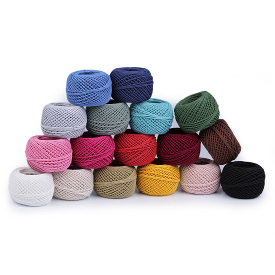 Aţă bumbac pentru croșetat, 40 g - Turcoaz (10 Bucăți) Aţă bumbac pentru croșetat, 40 g - Turcoaz (10 Bucăți)