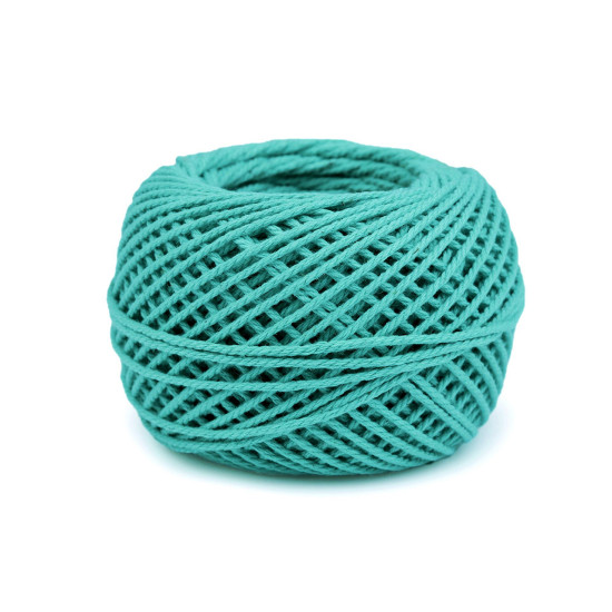 Aţă bumbac pentru croșetat, 40 g - Turcoaz (10 Bucăți) Aţă bumbac pentru croșetat, 40 g - Turcoaz (10 Bucăți)
