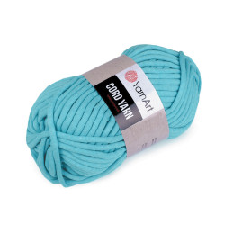 Fir de tricotat cord yarn, 250 g - Bleu turcoaz (1 Bucată)