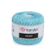 Fir de croșetat din bumbac violet, 50 g - Gri deschis (6 Bucăți) Fir de croșetat din bumbac violet, 50 g - Gri deschis (6 Bucăți)