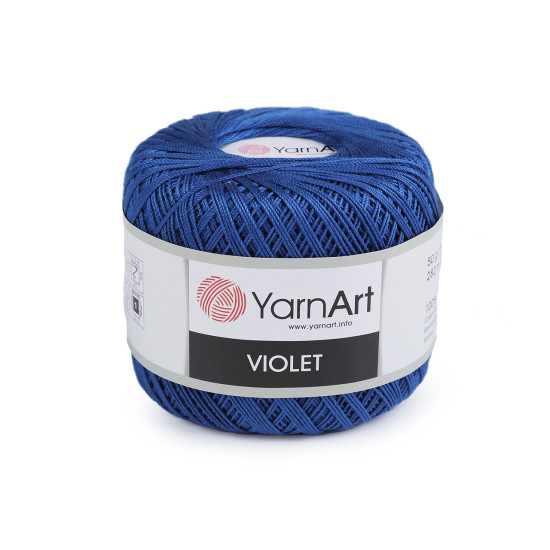 Fir de croșetat din bumbac violet, 50 g - Gri deschis (6 Bucăți) Fir de croșetat din bumbac violet, 50 g - Gri deschis (6 Bucăți)