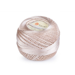 Fir de croșetat tulip, 50 g - Bej deschis (18 Bucăți)