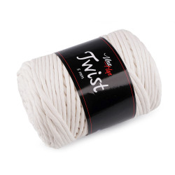 Fir de de tricotat din bumbac twist 500 g - Bej pal (1 Bucată)