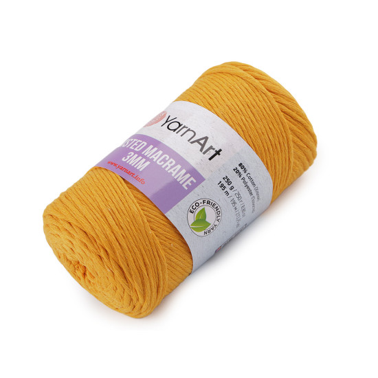 Fire de tricotat twisted macrame 250 g - Gri foarte deschis (1 Bucată) Fire de tricotat twisted macrame 250 g - Gri foarte deschis (1 Bucată)