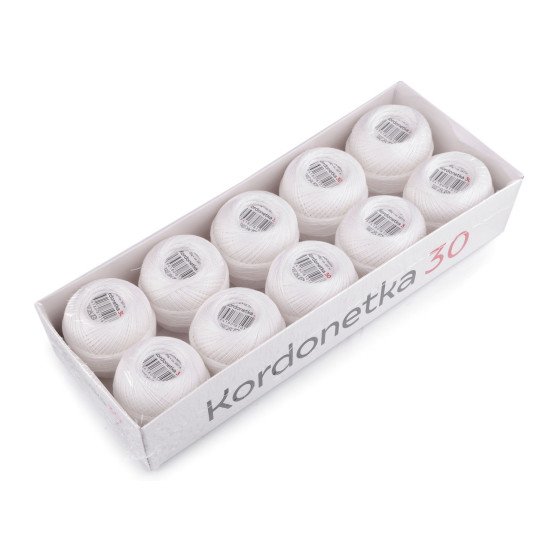 Fire kordonetka 20 g 20 g - Alb (10 Bucăți)