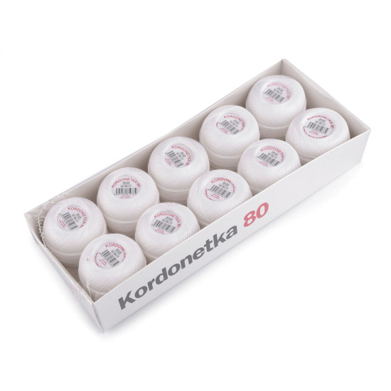 Fire kordonetka 20 g 20 g - Alb (10 Bucăți)