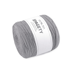 Bandă de tricotat spaghetti,  550 g - Gri neutral (1 Bucată)
