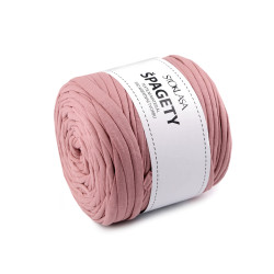 Bandă de tricotat spaghetti,  550 g - Roz pudrat (1 Bucată)
