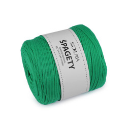 Bandă de tricotat spaghetti,  550 g - Verde pastel (1 Bucată)