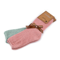 Șosete chenille pentru femei emi ross - Mix (2 Perechi)