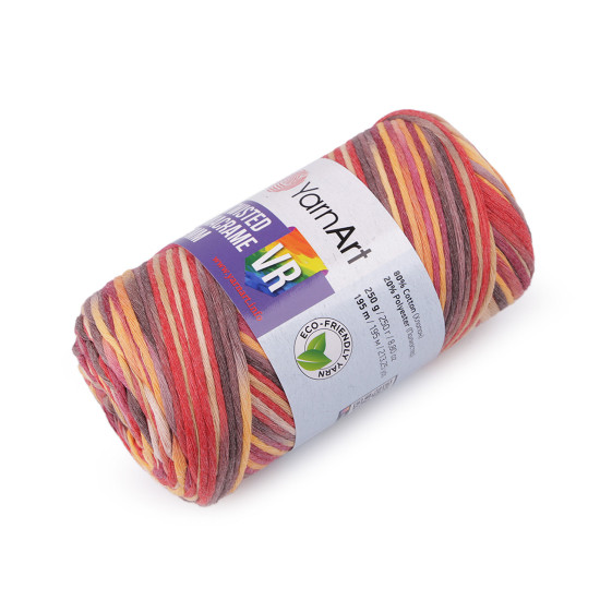 Fire de tricotat twisted macrame 250 g - Albastru deschis (1 Bucată) Fire de tricotat twisted macrame 250 g - Albastru deschis (1 Bucată)