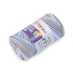 Fire de tricotat twisted macrame 250 g - Albastru deschis (1 Bucată)