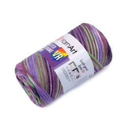 Fire de tricotat twisted macrame 250 g - Violet (1 Bucată)