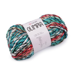 Fire de tricotat olimpia 100 g - Albastru azur (5 Bucăți)