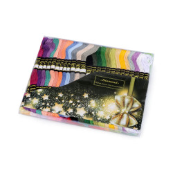 Fire de broderie tip mouline diamond set 50 buc/8 m - Mix (200 Bucăți)