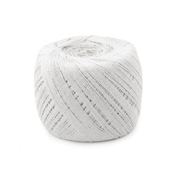 Fire din bumbac macrame ø1,5-2 mm - Alb natural (1 Bucată)