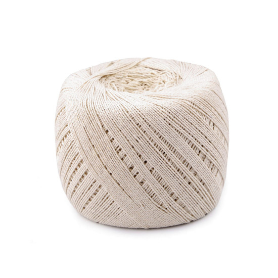Fire din bumbac macrame ø1,5-2 mm - Negru (1 Bucată) Fire din bumbac macrame ø1,5-2 mm - Negru (1 Bucată)