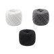 Fire din bumbac macrame ø1,5-2 mm - Negru (1 Bucată) Fire din bumbac macrame ø1,5-2 mm - Negru (1 Bucată)