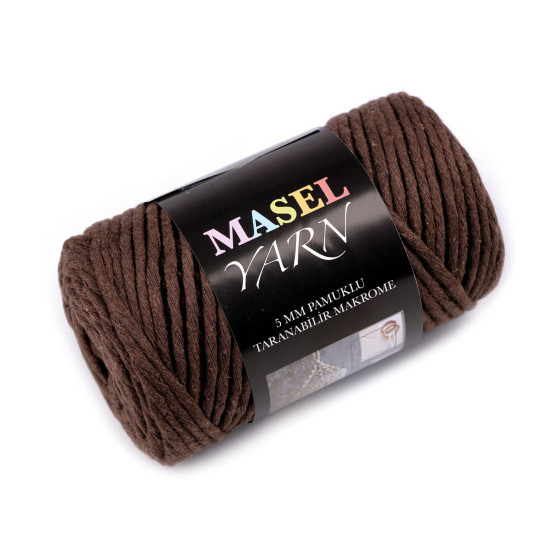 Fire macrame din bumbac reciclat ø5 mm - Gri închis (4 Bucăți) Fire macrame din bumbac reciclat ø5 mm - Gri închis (4 Bucăți)
