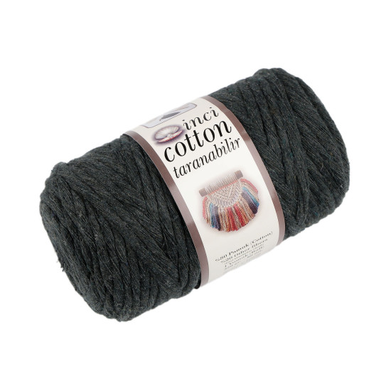 Fire macrame din bumbac reciclat ø5 mm - Gri închis (4 Bucăți) Fire macrame din bumbac reciclat ø5 mm - Gri închis (4 Bucăți)